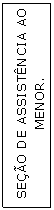 Caixa de texto: SEO DE ASSISTNCIA AO MENOR.